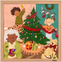 Educo Kerst puzzel - - Educatief speelgoed