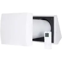 Econox Decentrale WTW HRU wall Ø100 met afstandsbediening - 25 m³/h - HRU-WALL-RC-100-25-PEG