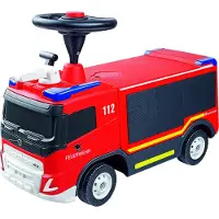 BIG - Brandweerwagen - Loopauto - Volvo - Waterspuit - Opbergvak - Vanaf 2 jaar