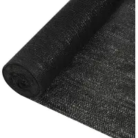 vidaXL Privacynet 195 g/m² 2x10 m HDPE zwart