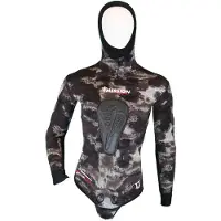Imersion Seriole Camo Strechy Yamamoto 5 Mm Spearfishing Jacket Zwart S