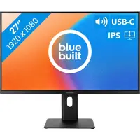BlueBuilt 27 Pouces Full HD Écran PC avec USB-C