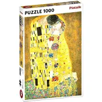 Piatnik Puzzle Metalizowane Klimt, Pocałunek, 1000 - -puzzel Gemetalliseerd Klimt, De Kus, 1000
