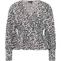 Faina Blouse grijs / wit