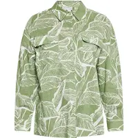 Usha Blouse groen / wolwit