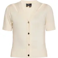 Faina Gebreid vest lichtbeige