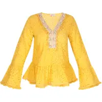 IZIA Blouse beige / geel
