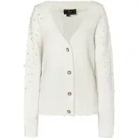 Faina Gebreid vest wit
