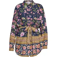 Usha Blouse navy / gemengde kleuren
