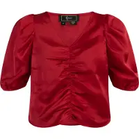 Faina Blouse robijnrood