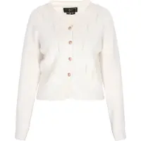 Faina Gebreid vest wolwit