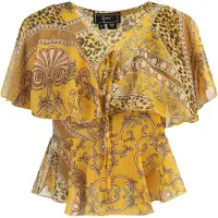 Faina Blouse beige / bruin / geel