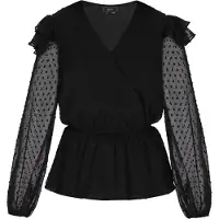 Faina Blouse zwart