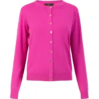 Faina Gebreid vest fuchsia