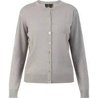 Faina Gebreid vest grijs