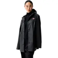 Hunter Downpour mackintosh jo pu zwart (S), Casual, Siliconen, Ondoordringbaar ARU0003242
