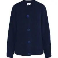 Usha WHITE LABEL Gebreid vest 'Lynnea' marine