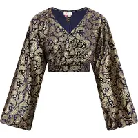 IZIA Blouse marine / goud