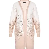 Faina Gebreid vest nude / offwhite
