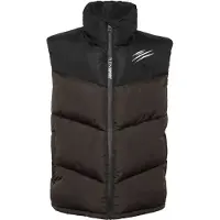 Plein sport Bodywarmer chocoladebruin / zwart / wit