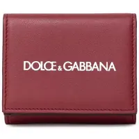 Dolce&Gabbana Rode Kalfsleren Portemonnee