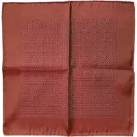 Dolce&Gabbana Oranje Zijden Vierkante Mannen Foulard Sjaal