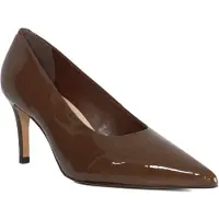Dune London Dune Aspiring Leren Vrouwen Bruine Schoenen