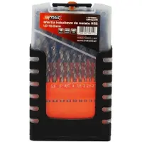 AWTOOLS Metaalboren 1,0-10,0 mm / Kobalt / Set van 19 stuks