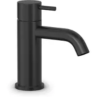 Hotbath COBBER Wastafelmengkraan zonder waste Geborsteld zwart PVD CB003CMBP