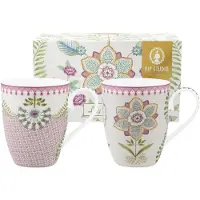 Pip studio Mok Lily & Lotus Lilac 350 ml (Set van 2)