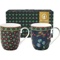Pip studio Mok Berry Blues 145 ml (Set van 2)