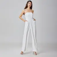 Smart & Joy Minimalistische bustier jumpsuit