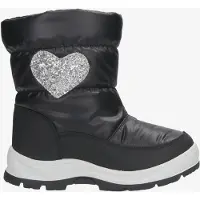 Snowfun gevoerde kinder snowboots met hartje zwart maat 29
