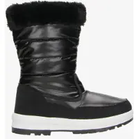 Snowfun gevoerde dames snowboots met imitatiebont zwart maat 39