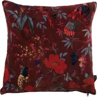 Mars & More Linen & More- Paradise kussen rood -60x60cm