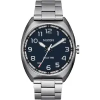 Nixon Mullet Steel Zilver/Blauw Unisex Horloge