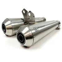 Ixil Ironhead Triumph Street Cup/street Twin 16-20 Stainless Steel Gehomologeerde Conische Demper