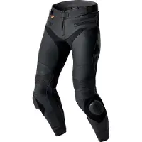 Rst S1 D3O, leren broek geperforeerd ,Zwart ,Lang M
