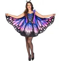 Amscan Mystical Vlinder Dames Met Vleugels - Maat L