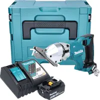 Makita DJS 800 RF1J accu vezelcementschaar 18 V borstelloos + 1x accu 3,0 Ah + oplader + Makpac