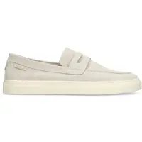 Manfield Beige suède loafers | Maat 45