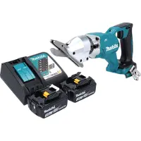 Makita DJS 800 RT accu vezelcementschaar 18 V borstelloos + 2x accu 5,0 Ah + oplader