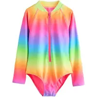 Next Badpak geel / groen / lila / pink