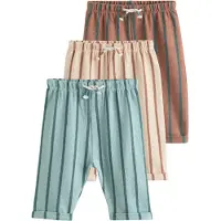 Next Broek beige / bruin / smaragd / riet