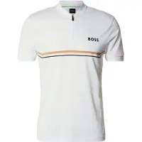 Boss green Functioneel shirt 'Spin' sand / zwart / wit