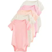 Next Rompertje/body lichtoranje / pink / wolwit