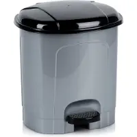Orion - Afvalemmer - 5,5L - Grijs - Met Pedaal
