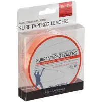 Kali Kunnan Surf 15 M Taps Toelopende Onderlijn Oranje 0.160-0.520 mm