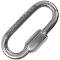 Kong Italy Quick Links Karabijnhaak Grijs 10 mm