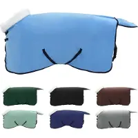 vidaXL Paardendeken Volledig Aqua 95 cm Polar fleece